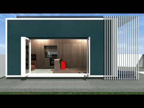 livining in luxury in a tiny but never too small container home 20 ft  - 15 sqm  in Greece