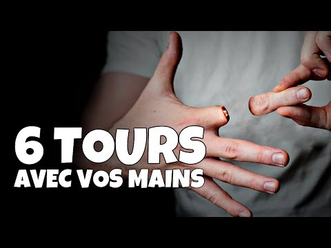 6 TOURS FACILES ET IMPRESSIONNANTS AVEC LES MAINS ! #magie #magic #tutorial