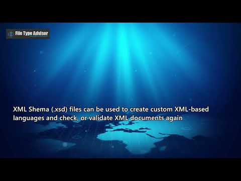 What is a XSD file and how can you open it?