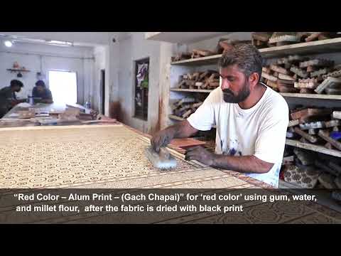 Indian Ajrakh printing master Abdul Rahim shared his exquisite craftsmanship