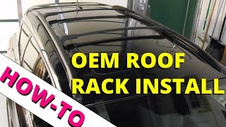 How To Install OEM Ford Escape Roof Rack: HOW TO ESCAPE