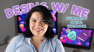 HOW TO DESIGN AN ILLUSTRATED DIGITAL NOTEBOOK (˵¯͒〰¯͒˵) | Introducing the Mystical Bundle