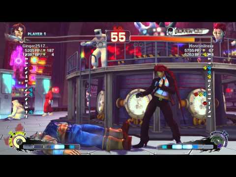 Ginger2517 [T.Hawk] vs Honronilrexe [C.Viper] SSF4 AE ver.2012 Japanese Online Ranked Matches