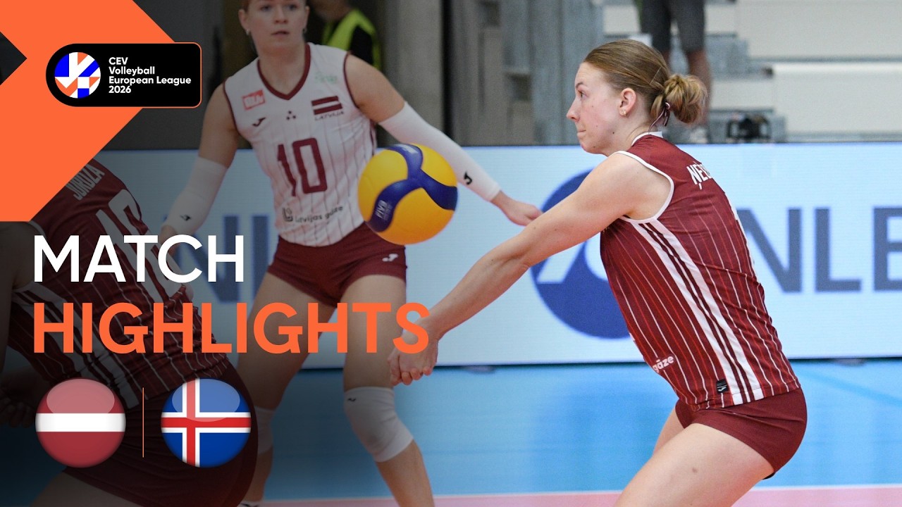Highlights | Latvia vs. Iceland | CEV Volleyball European League 2026 | Women