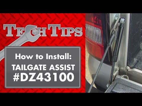 How to Install a Tailgate Assist – #DZ43100 – Tech Tips