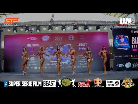 BIKINI FITNESS SENIOR 1.60 m. - SUDAMERICANO 2018