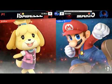 SAK NYE SSBU Winners Finals - B-Rice (Isabelle) vs Stroder (Mario)