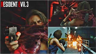 Find Antinode survive From namesis attack in underground facility Resident evil 3 Gameplay