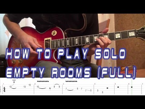 How to Play Gary Moore Empty Rooms with tabs
