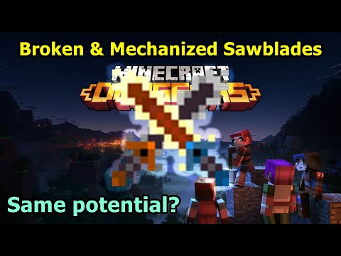 Is A Mechanized Sawblade REALLY Better Than A Broken Sawblade   Minecraft Dungeons