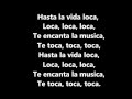 Fly Project - Toca Toca Lyrics Video 