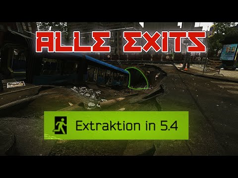 Streets of Tarkov - alle PMC und SCAV Exits