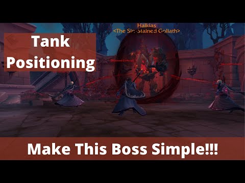 Halls of Atonement Halkias Tank Positioning Guide