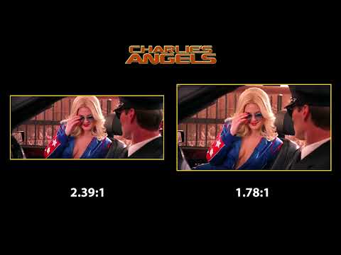 Charlie's Angels (2000) - Aspect Ratio [Open Matte vs. 2.39:1 Side-by-Side Comparison]