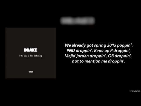Drake - The Catch Up (Lyrics Video)