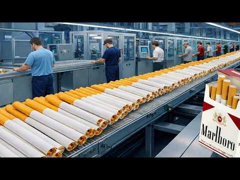 Inside a Cigarette Factory | How 100,000 Cigarettes Are Made Every Day (Full Process)