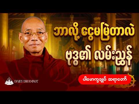 ငွေမမြဲသူတို့အတွက် ဗုဒ္ဓဟောကြားခဲ့သောနည်းလမ်း #ပါချုပ်ဆရာတော်ဘုရားကြီးတရားတော်များ2026