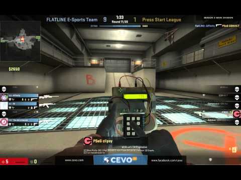 CEVO-Main CS:GO Season 3: Press Start eGaming vs. Flatline - Week 3:1 on de_nuke