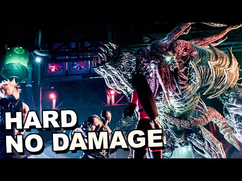 Final Fantasy 7 Remake - Vs Specimen H0512 HARD (No Damage) & Materia Build