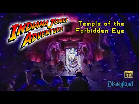 Indiana Jones Adventure Temple of the Forbidden Eye On Ride Low Light 4K POV Disneyland 2024 01 30