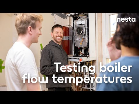 Testing boiler flow temperatures at Salford’s Energy House | A sustainable future | Nesta