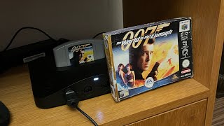 007 The World Is Not Enough N64 gameplay on the Analogue 3D 