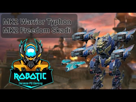 #warrobots MK2 Warrior Typhon with MK2 Freedom Skadi how this wepons became after the buff ?! [WR]