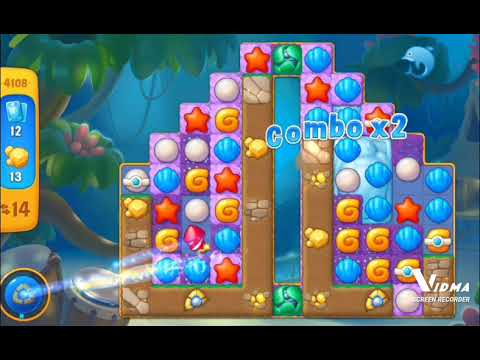 Fishdom. 4108 hard level no boosters and diamonds