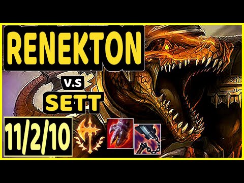 RENEKTON vs SETT - 11/2/10 KDA TOP CHALLENGER GAMEPLAY - BR
