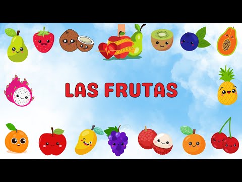 NOMBRES DE LAS FRUTAS PARA NIÑOS | Vocabulario para niños | MiauKids