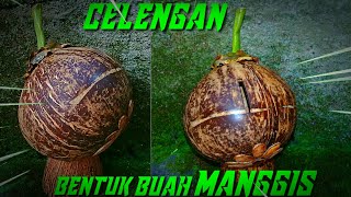 Download lagu PROSES PEMBUATAN CELENGAN BENTUK BUAH MANGGIS DARI BATOK KELAPA |||mudah dan gampang||| mp3