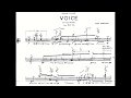 T.Takemitsu (1930-1996)/Voice, for flute solo (1971)