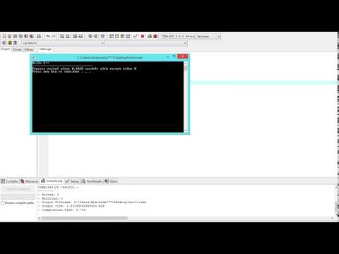 Introduction to c++ Print on console using cout