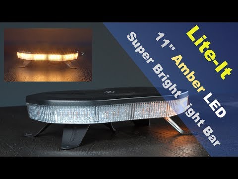 11 inch Amber LED Super Bright Light Bar