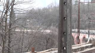 preview picture of video '2014 02 23 SŽ 664-118 heading to Verd at Jelenov Viaduct'