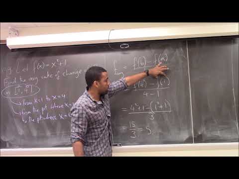 Math 1203-R03 Lecture 6 - Average rate of change; Intro to limits