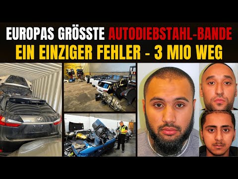 Wie ein einziger kleiner Fehler Europas größte Autodiebstahl-Bande auffliegen ließ!