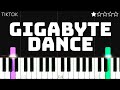 GIGABYTE DANCE TIKTOK EASY Piano Tutorial
