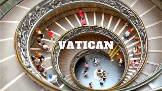 4K Vatican City : Walking Tour of St Peters Basili