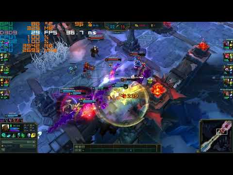 Pentium Dual-Core E5400 \ Geforce 210 \ League of Legends @1080p \ medium low settings