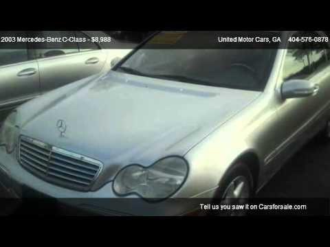 2003 Mercedes-Benz C-Class C240 - for sale in Tucker, GA 30084