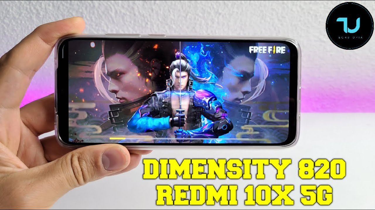 Redmi 10X 5G FREE FIRE New updates 30 FPS/Dimensity 820 gaming test/Max graphics/Ultra/60 FPS
