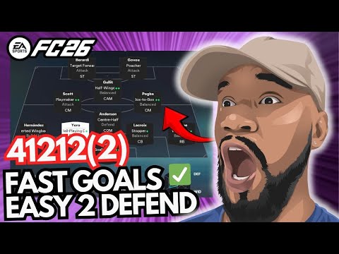 This 41212(2) Tactic Is BROKEN on FC26 🔥 (Fast Goals and EASY to Defend)