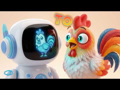 Όταν θα πάω κυρά μου στο Παζάρι 🐔🤖 | Παιδικό Τραγούδι | Ελληνικά Παραμύθια