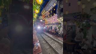 Hanoi Train Street#vietnam #trainstreet #hanoi #travelvlog #travelphotography #reels #shorts #train