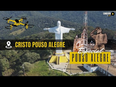 Sobrevoando o Cristo Redentor de Pouso Alegre - MG