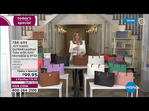 HSN | Joy Mangano Handbag Collection Premiere 03.10.2022 - 02 AM