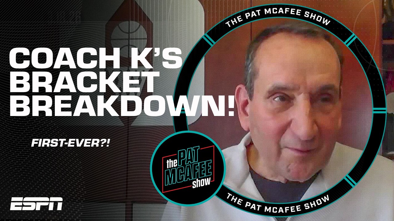 Coach K WARNS high-seeded teams to NOT OVERLOOK their mid-major opponents 😮‍💨 | The Pat McAfee Show