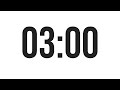 3 Minute Countdown timer (Minimal)
