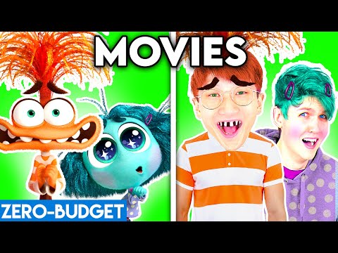 INSIDE OUT 2 WITH ZERO BUDGET! (MOVIES & TV SHOWS WITH ZERO BUDGET!)